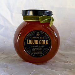 Liquid Gold Glass Honey Jar, 14 oz