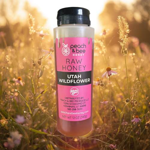 Utah Wildflower Honey- 12 oz squeeze bottle