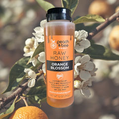 Orange Blossom Honey- 12 oz squeeze bottle- 2025 harvest