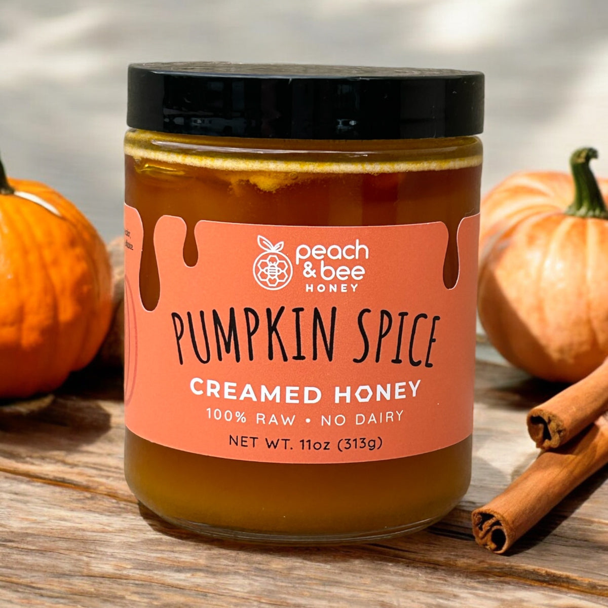 Pumpkin Spice Creamed Honey- 11 oz- SALE!
