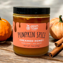 Pumpkin Spice Creamed Honey- 11 oz- SALE!