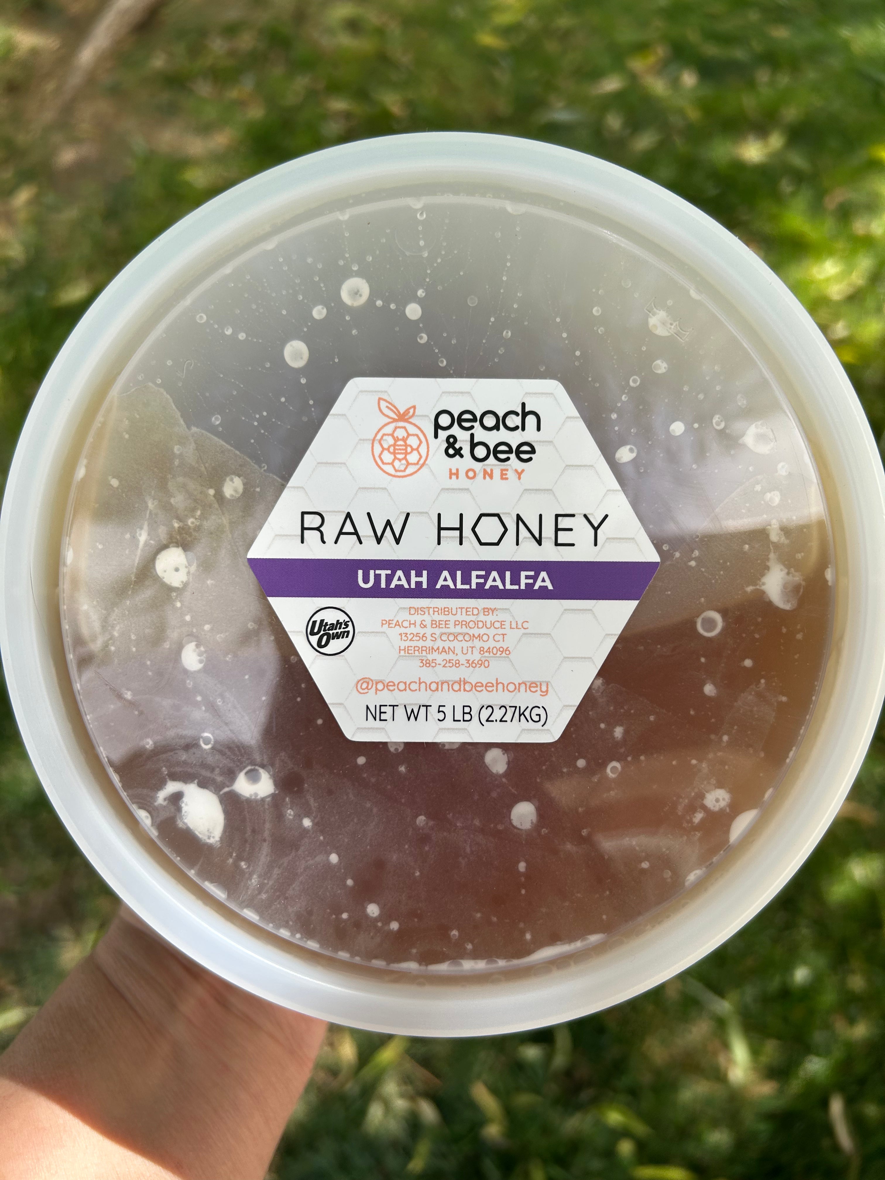 Case of Utah Alfalfa Honey- 30 lbs