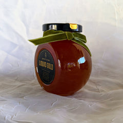 Liquid Gold Glass Honey Jar, 14 oz