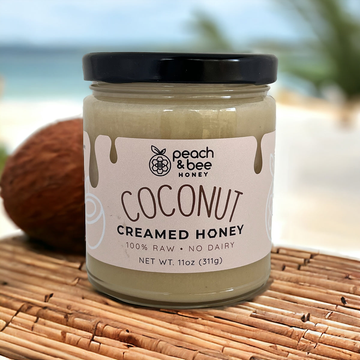 Coconut Creamed Honey- 11 oz