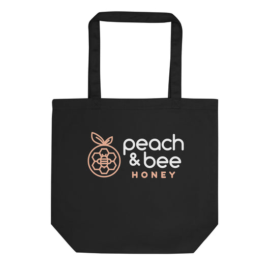 Peach & Bee Eco Tote Bag